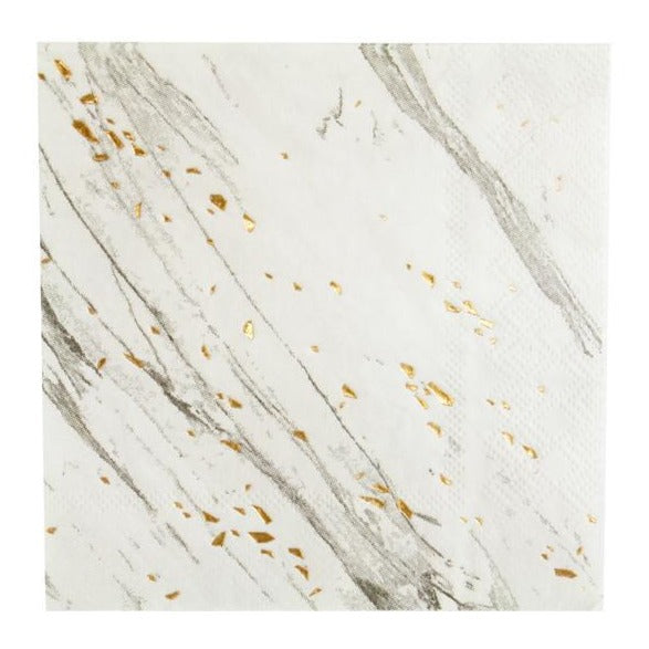 white marble gold fleck napkins