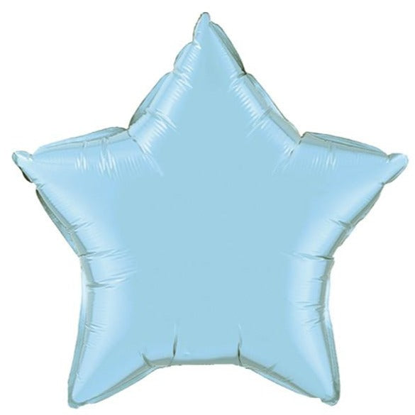 pastel blue star balloon