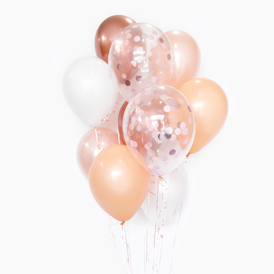 Balloon Set in Peach Blush
