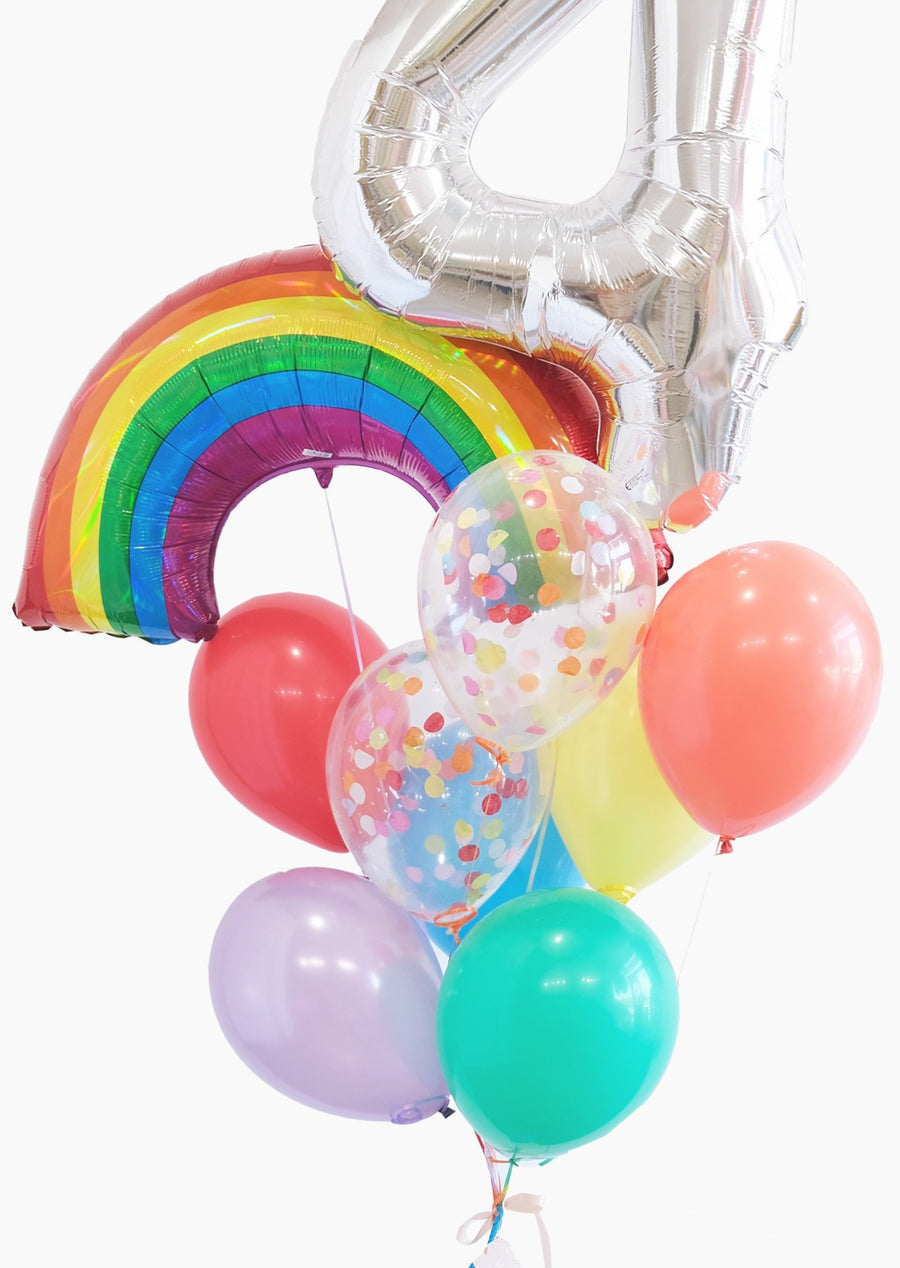 Bright Rainbow Balloongram