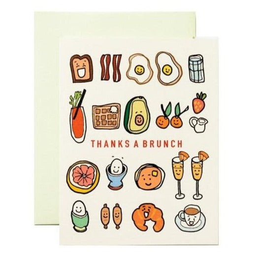thanks a brunch thank you card
