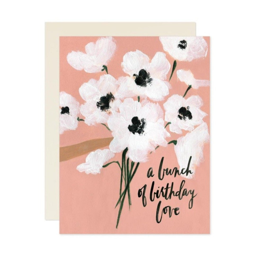 a bunch of birthday love greeting card