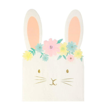 floral bunny napkins