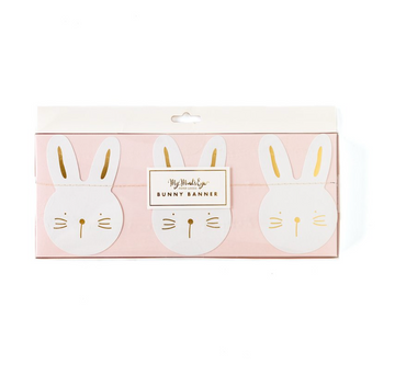 Bunny Banner with Gold Foil