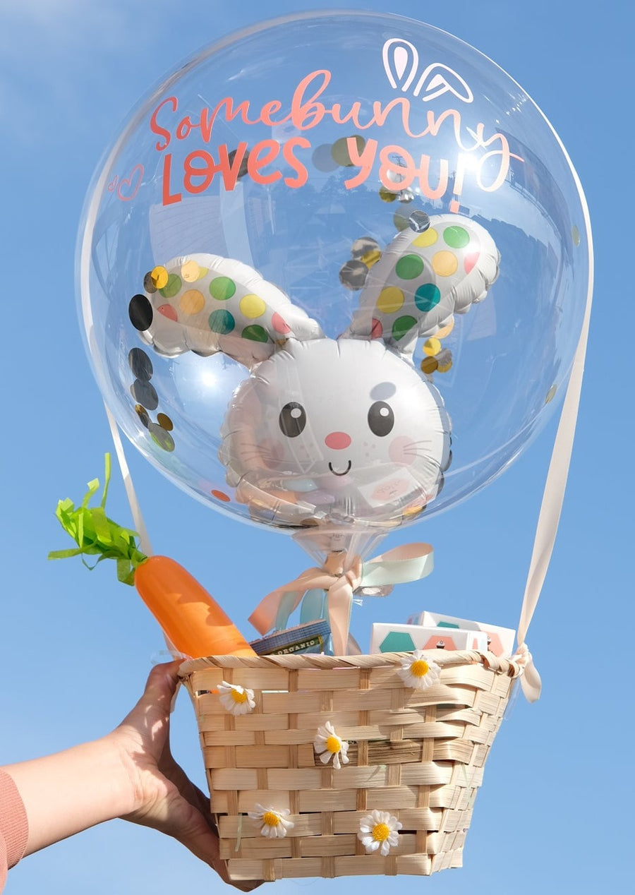 Easter Bunny Daisy Basket
