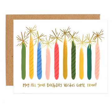 Candle Birthday Greeting Card
