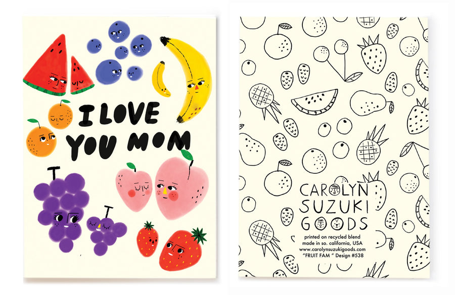 Fruit Fam - Mother's Day Card