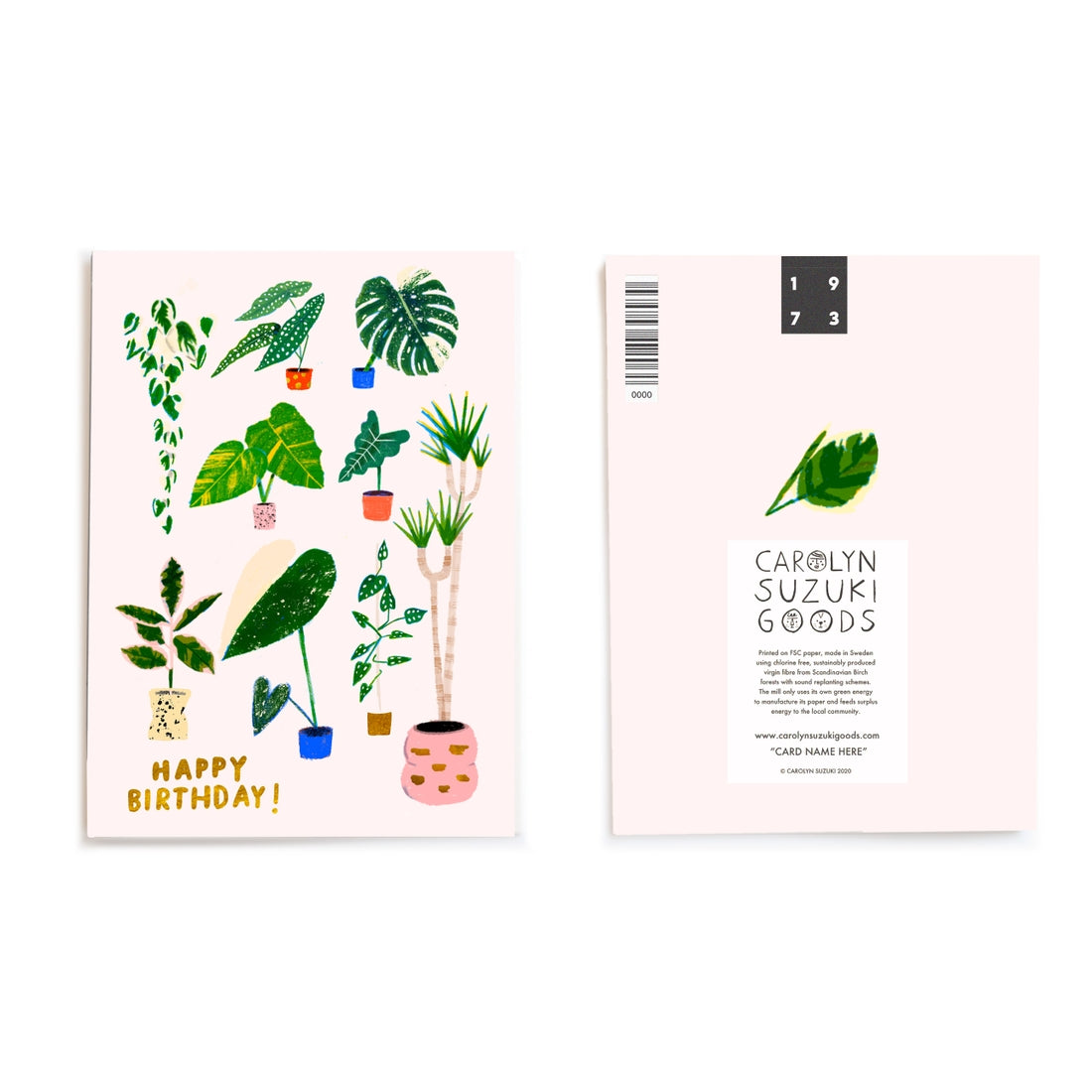Garden Party Birthday Card
