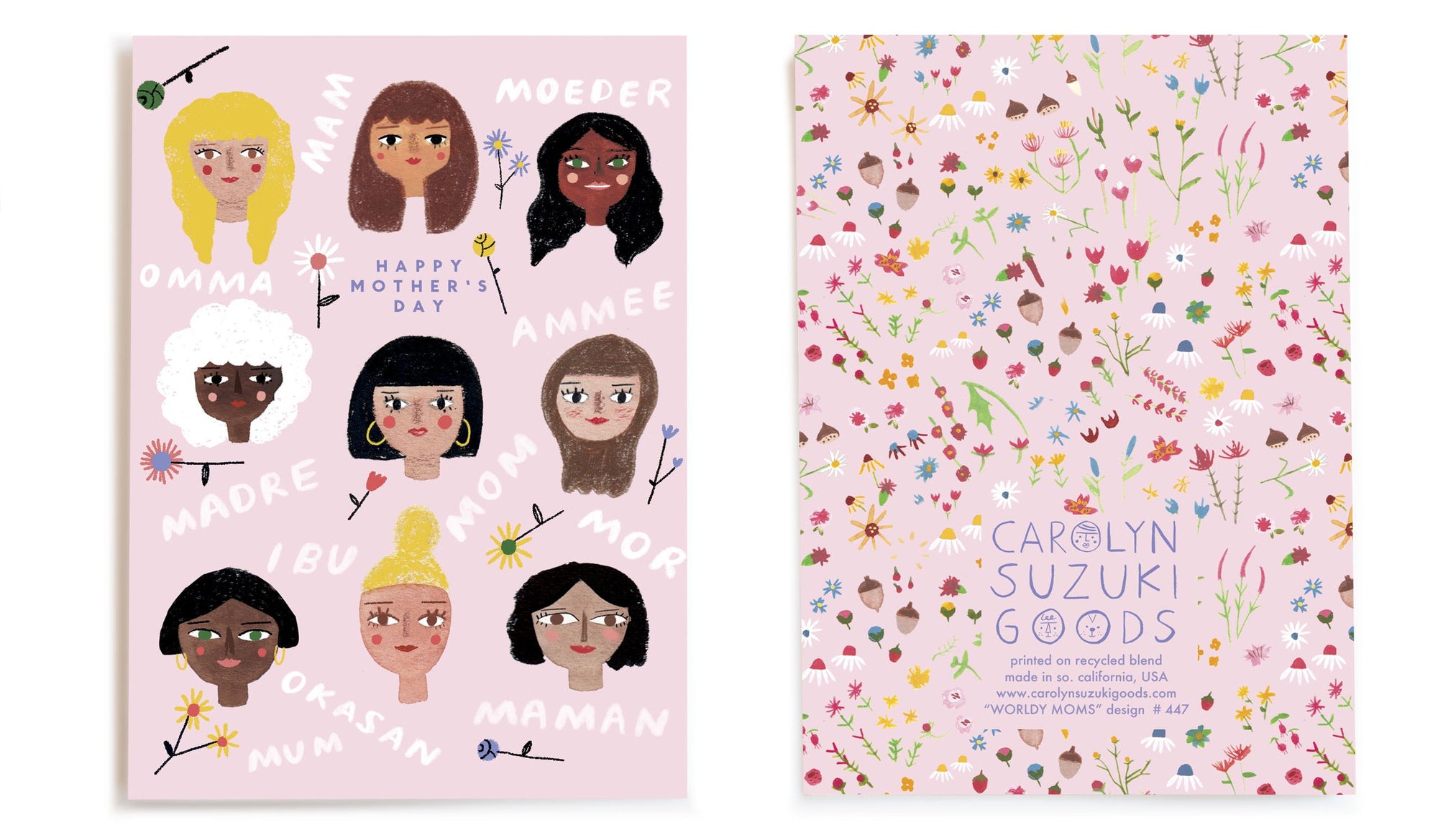 Worldly Moms - Mother's Day Card