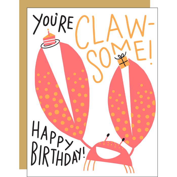 Claw-some Birthday Card
