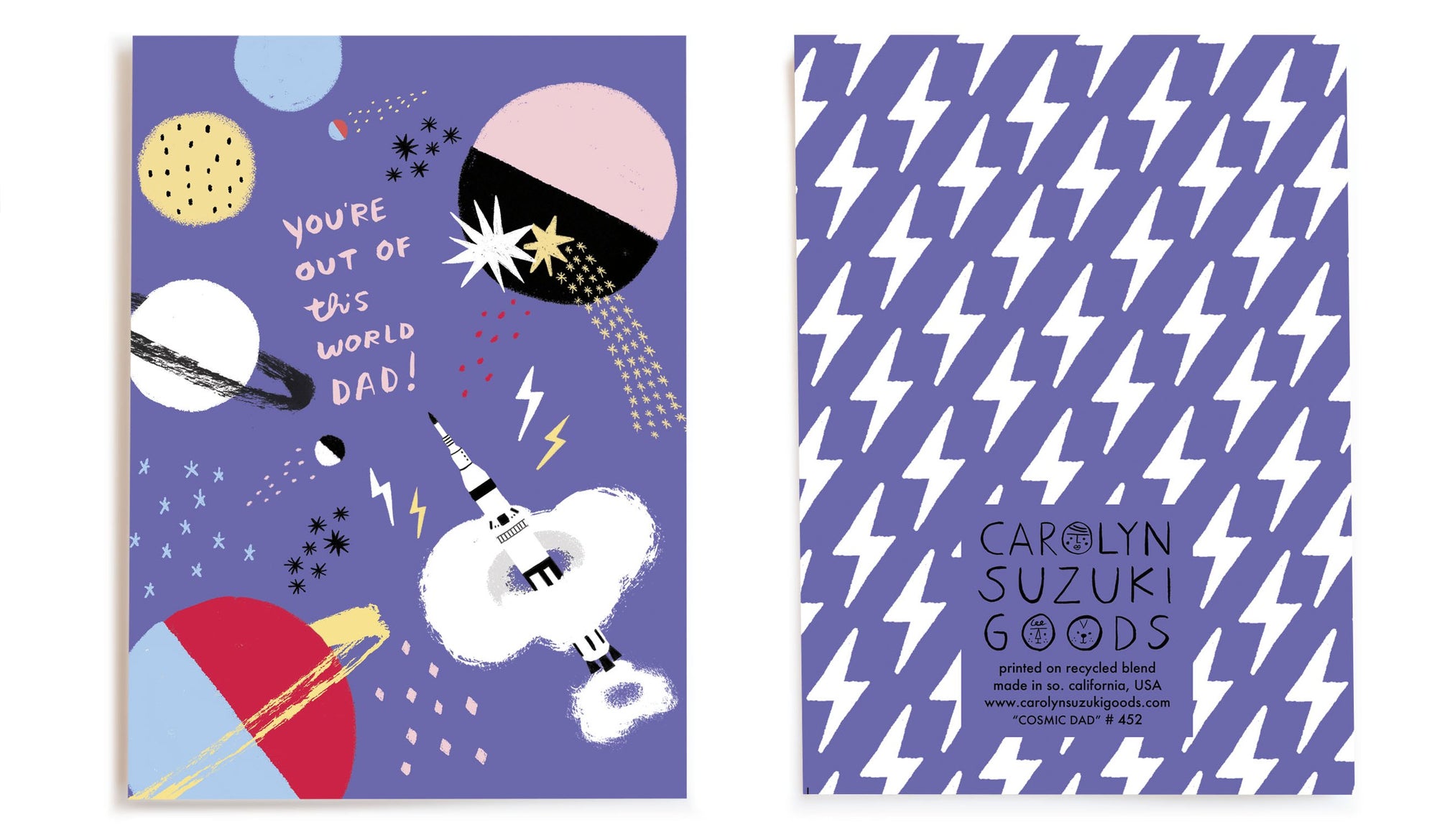Cosmic Dad - Father's Day Card