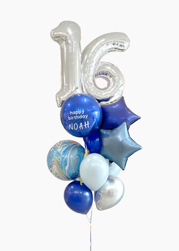 Custom Marble Deluxe Balloongram