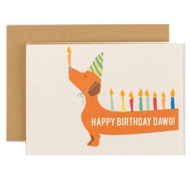 happy birthday dawg dog greeting card