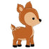 brown fawn deer balloon