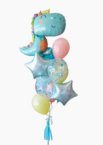 Baby Dino Birthday Balloongram