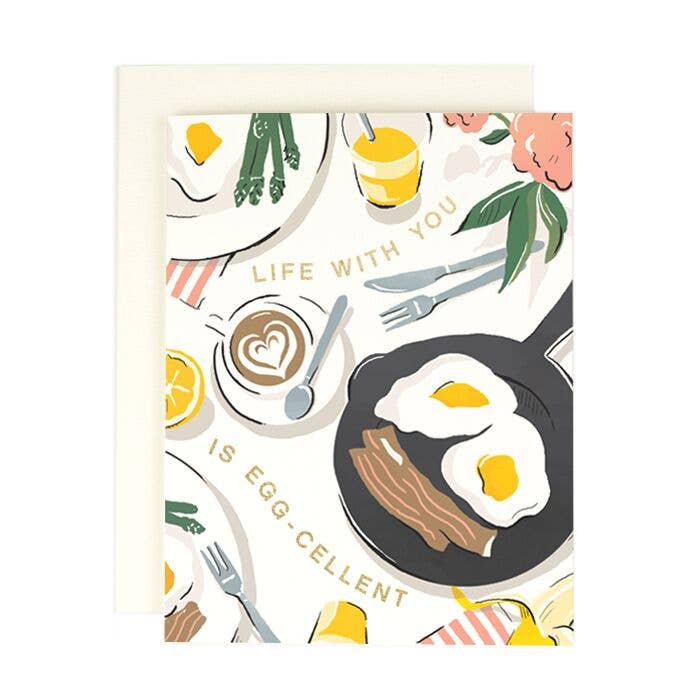Life with You is Eggcellent Card