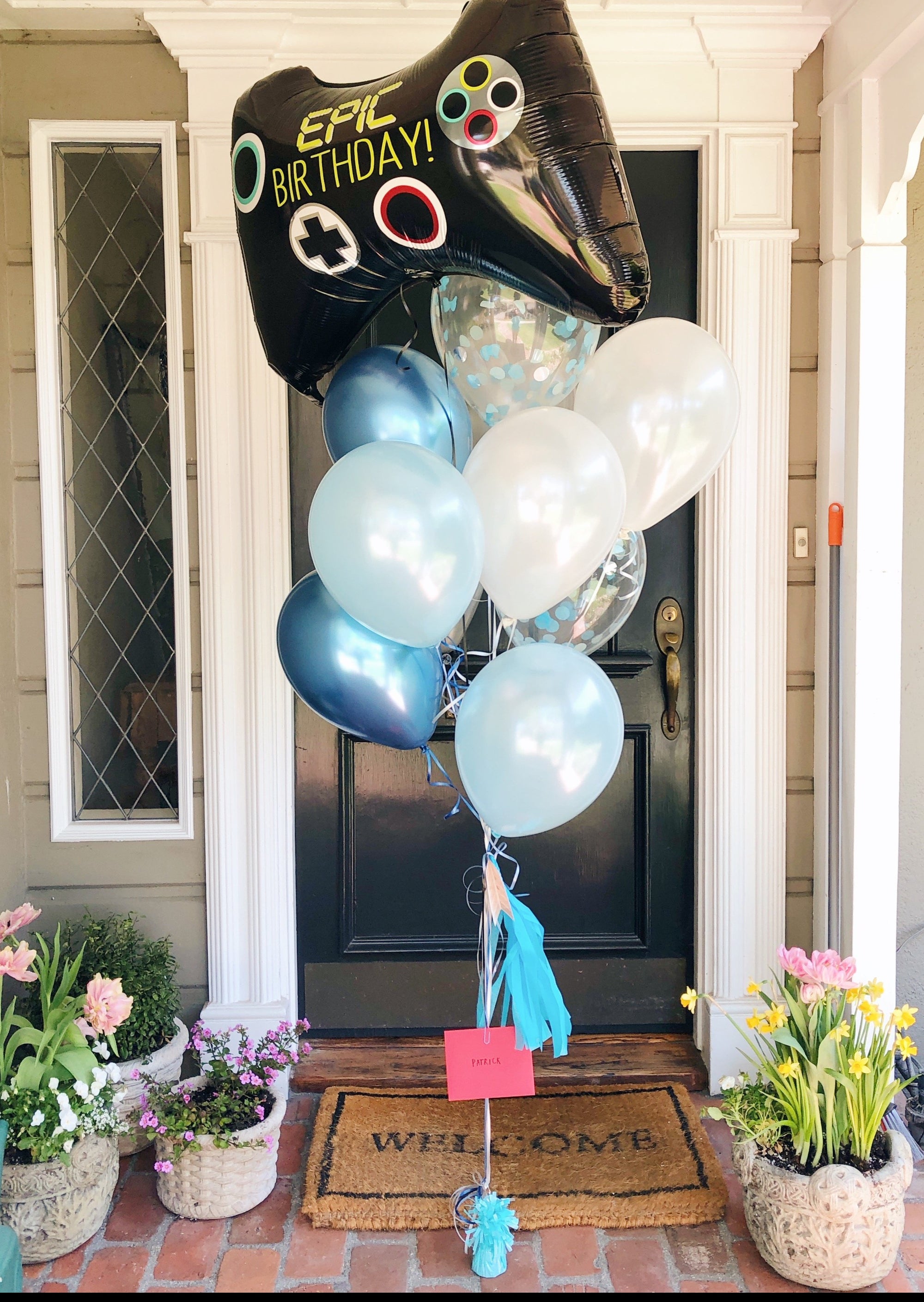 epic birthday gamer balloons