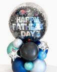 Father's Day Galaxy Balloon Centerpiece