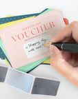 custom scratch off voucher set
