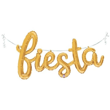 Fiesta Script Letter Balloon