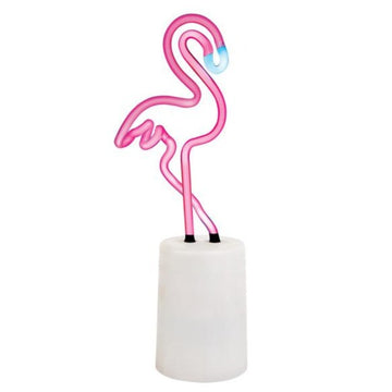 neon flamingo light