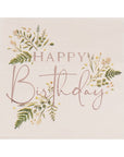 Floral Birthday Napkins