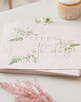 Floral Birthday Napkins