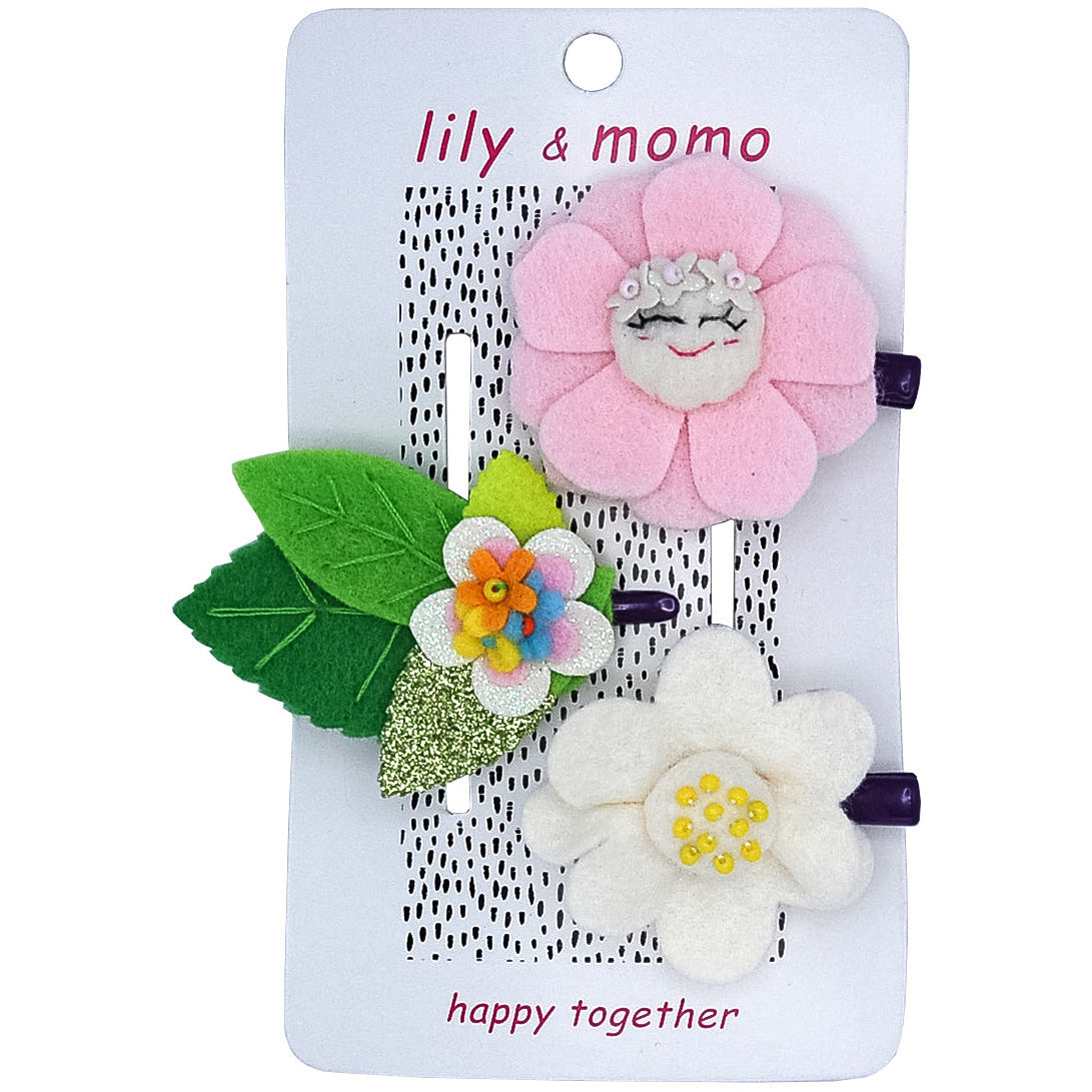 Spring Flower Hair Clips