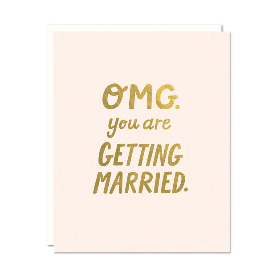 OMG Getting Married Card