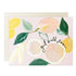 lemon pink & yellow get well soon greeting card