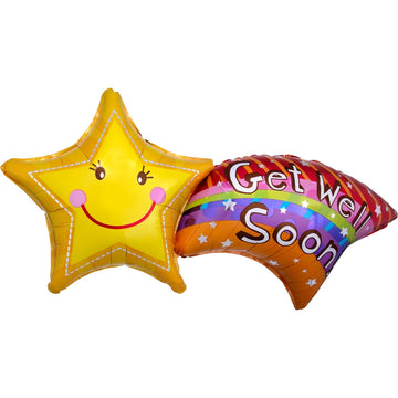 Get Well Soon Star Balloon