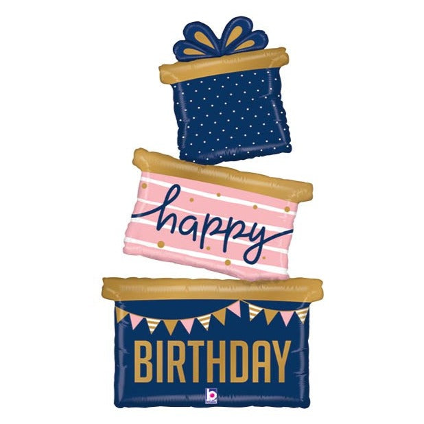 Present Trio Birthday Balloon