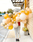 Golden Blush Balloon Garland To-Go