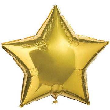 gold star balloon