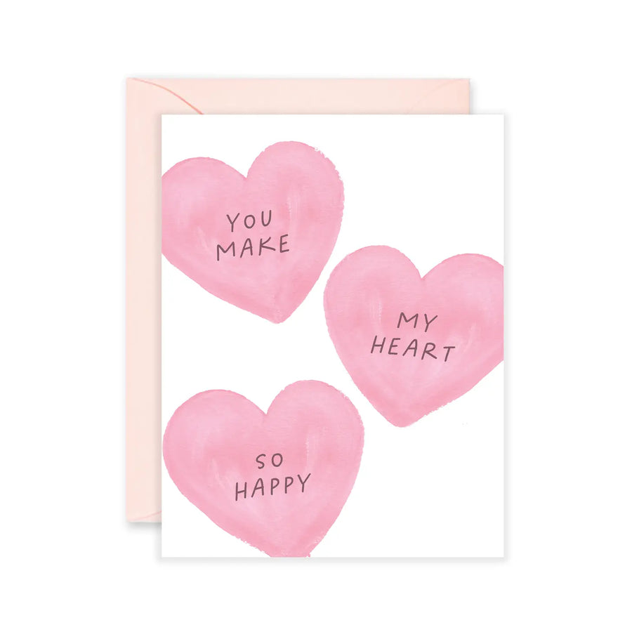 Happy Heart Valentine's Day Card