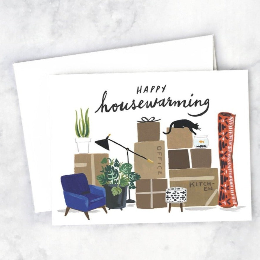 happy housewarming greeting card