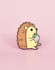 Hedgehog Strawberry Enamel Pin