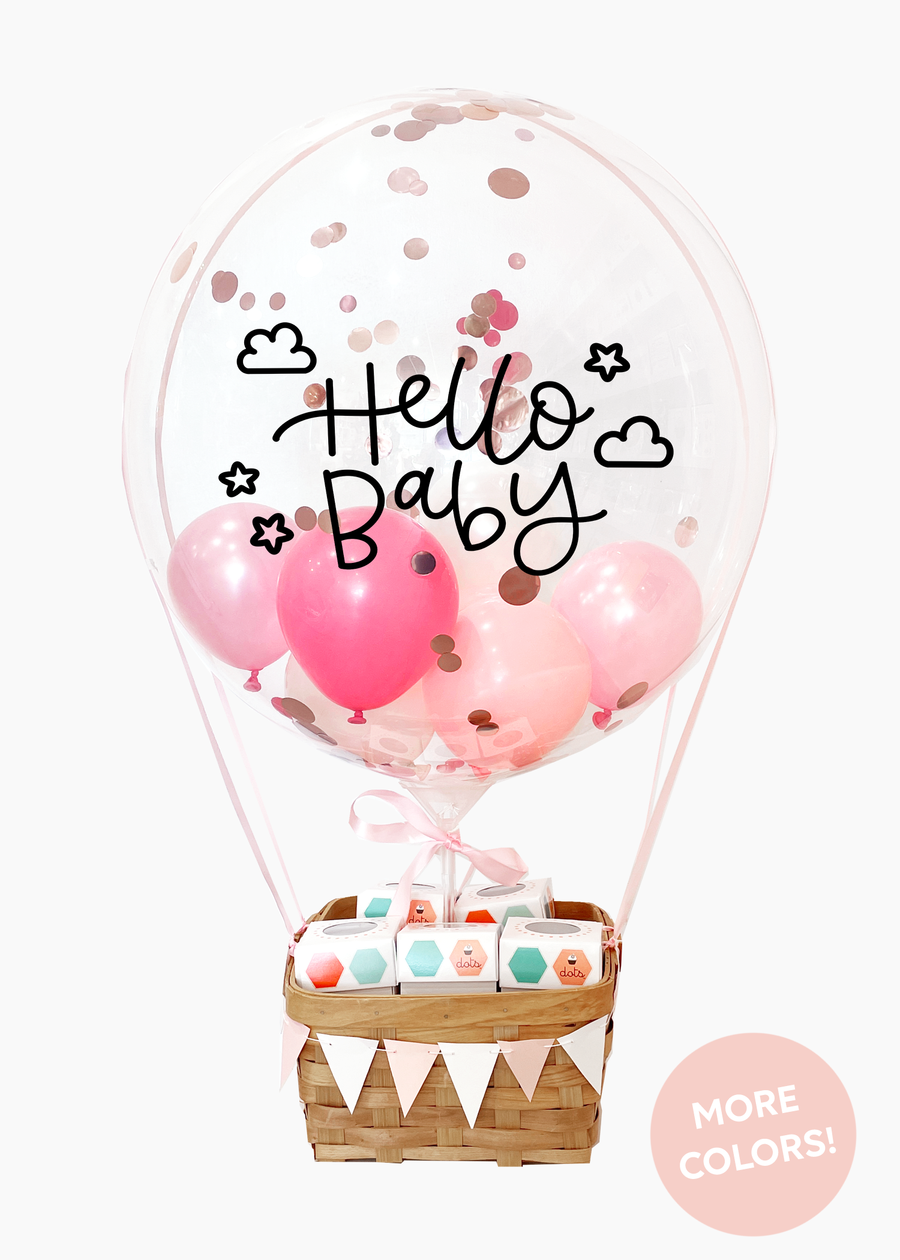 Hello Baby Hot Air Balloon | Oh Shiny! x Dots