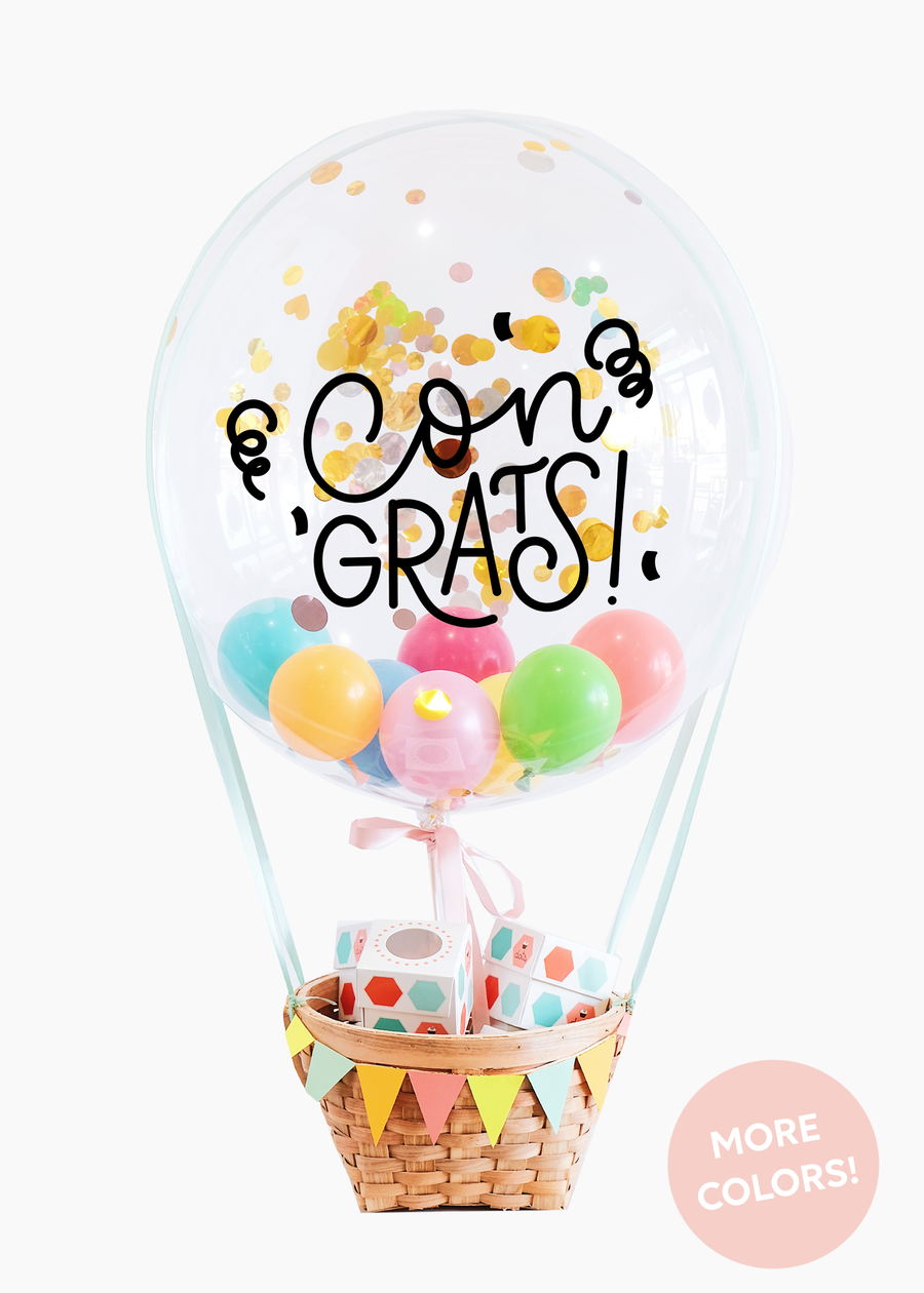 Congrats Hot Air Balloon | Oh Shiny! x Dots