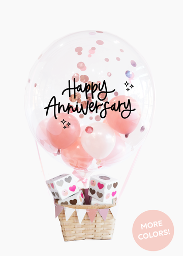 Happy Anniversary Hot Air Balloon | Oh Shiny! x Dots