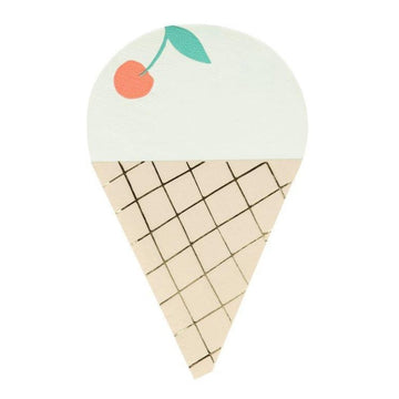 ice cream cone napkin