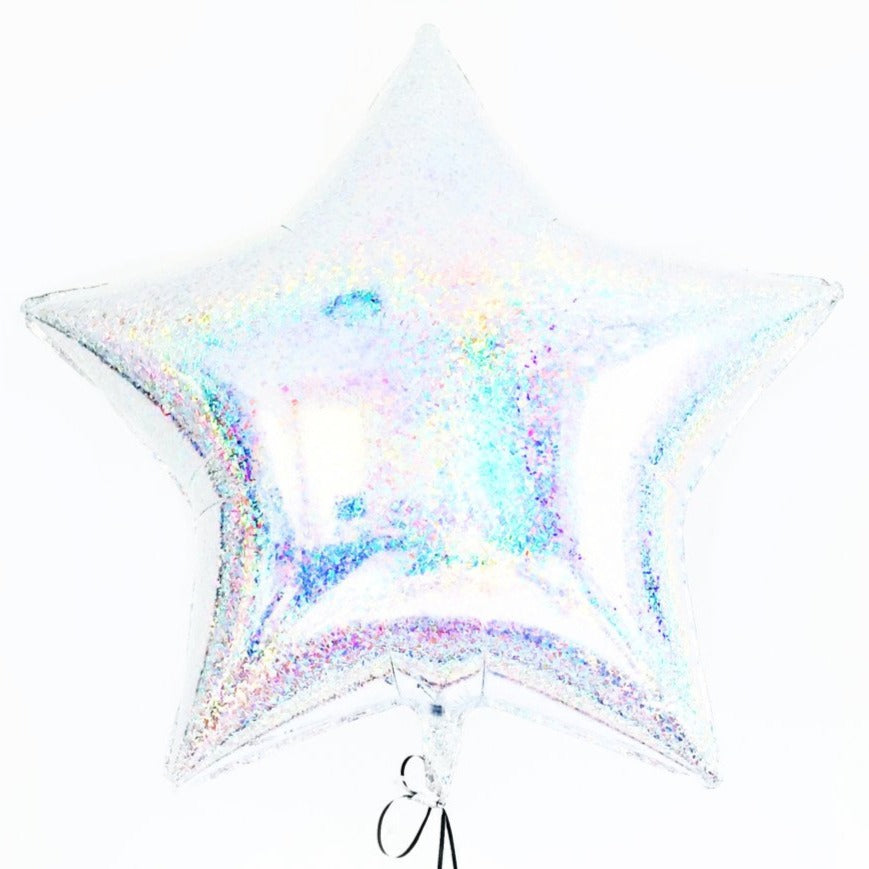 holographic star balloon