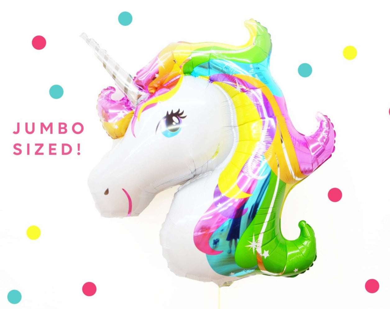 rainbow unicorn balloon