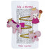 princess pony bow hair clips