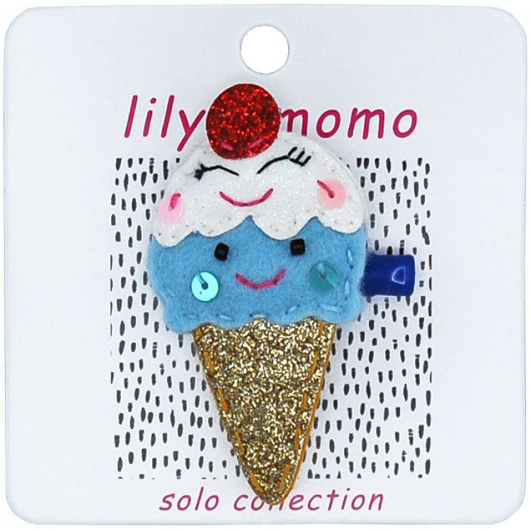ice cream cone hair clip