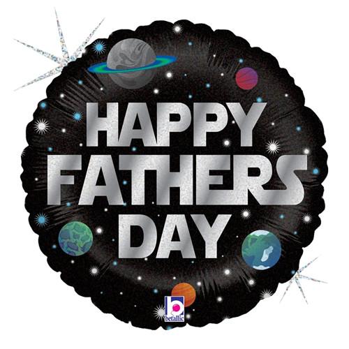 Galactic Happy Father's Day Small Balloon