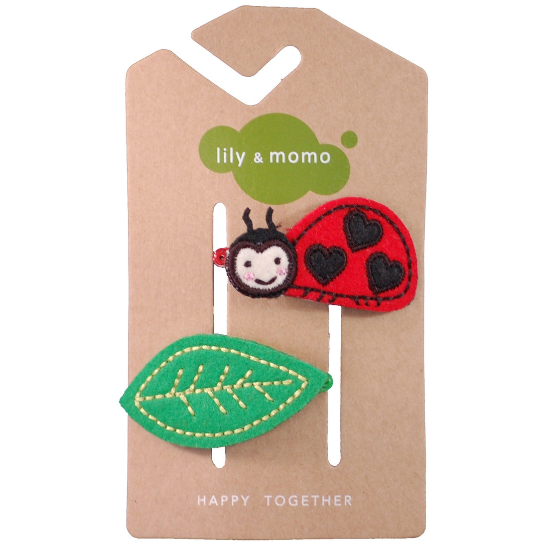 Lady Bug Hair Clips