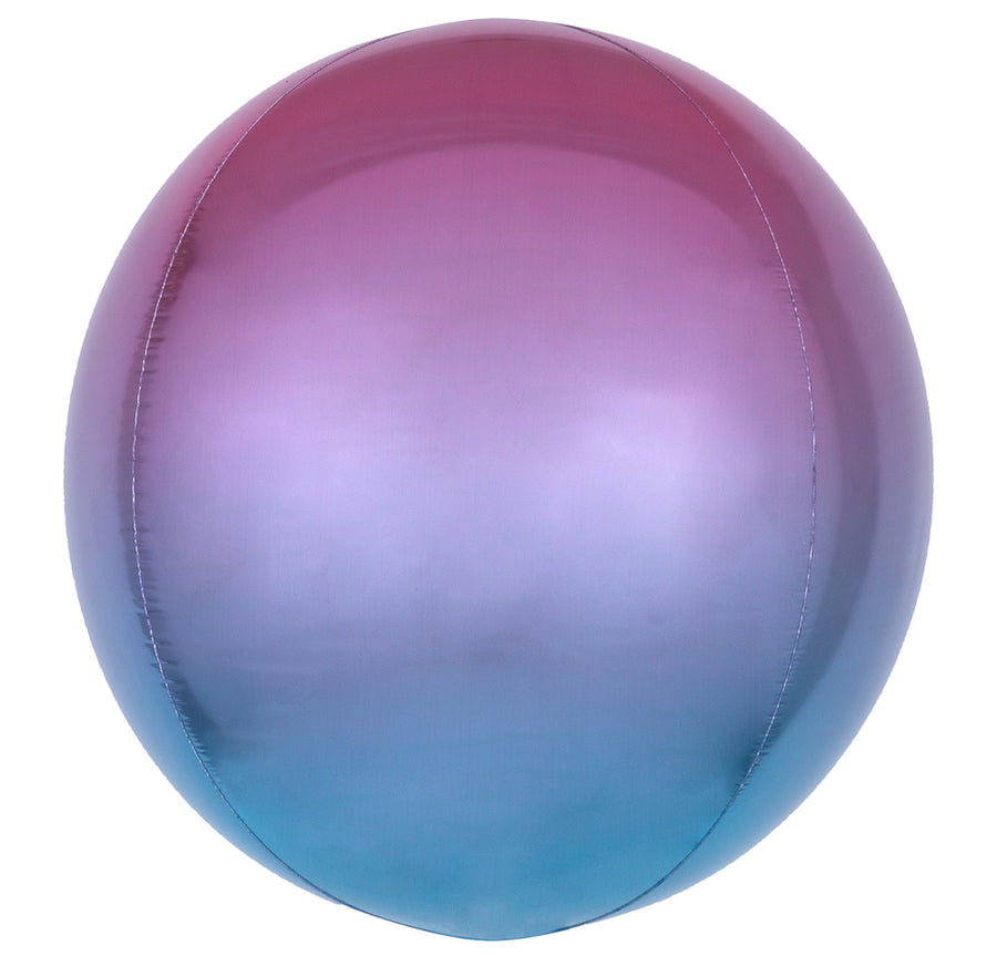 Ombre Orb Balloon with Tinsel