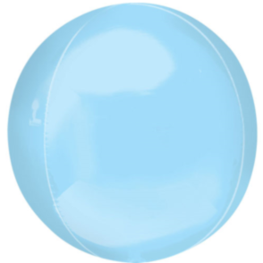 light blue round balloon