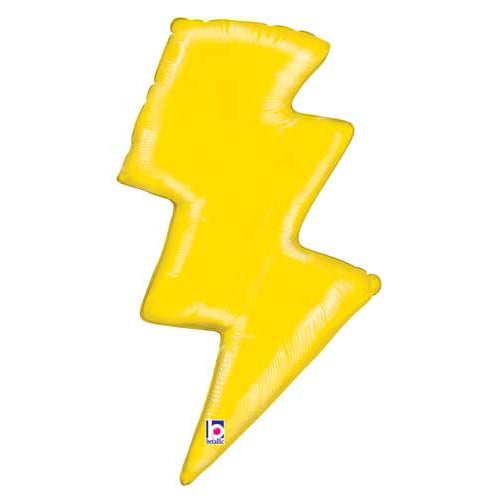 yellow lightning bolt balloon